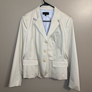 NWOT Talbots Classic Preppy Light Khaki Blazer Lined Stretch Buttons Women’s 16